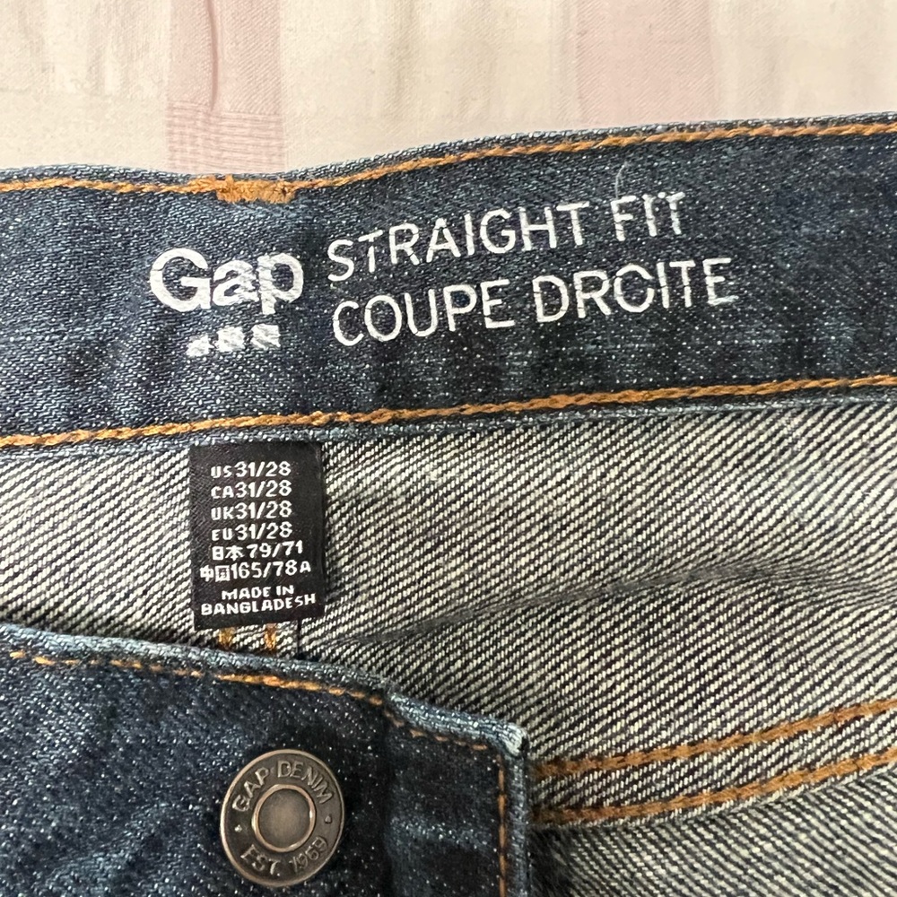 GAP Women's Straight Leg Jeans - Dark Blue